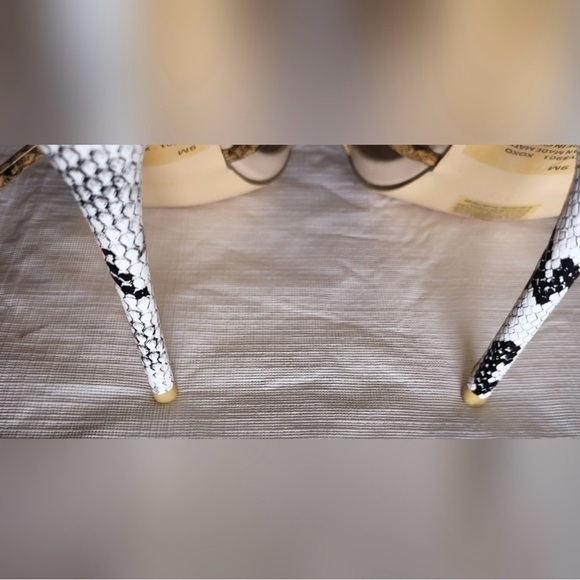 Cape Robbin Nude and Snake Print Strappy Heels - Picture 5 of 6